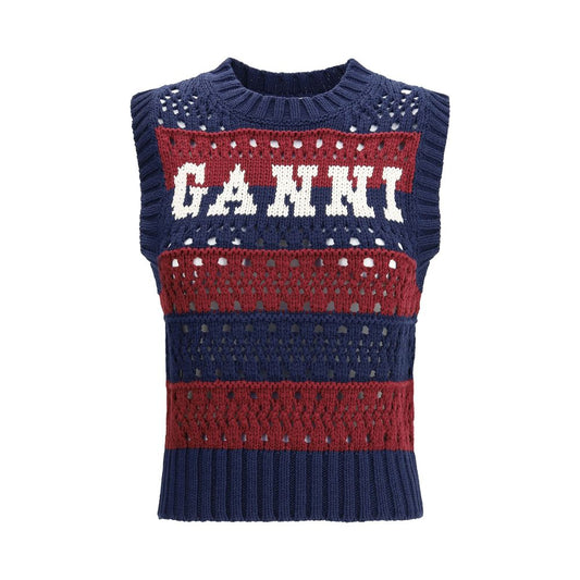 Blue Recycled Cotton Sweatshirt