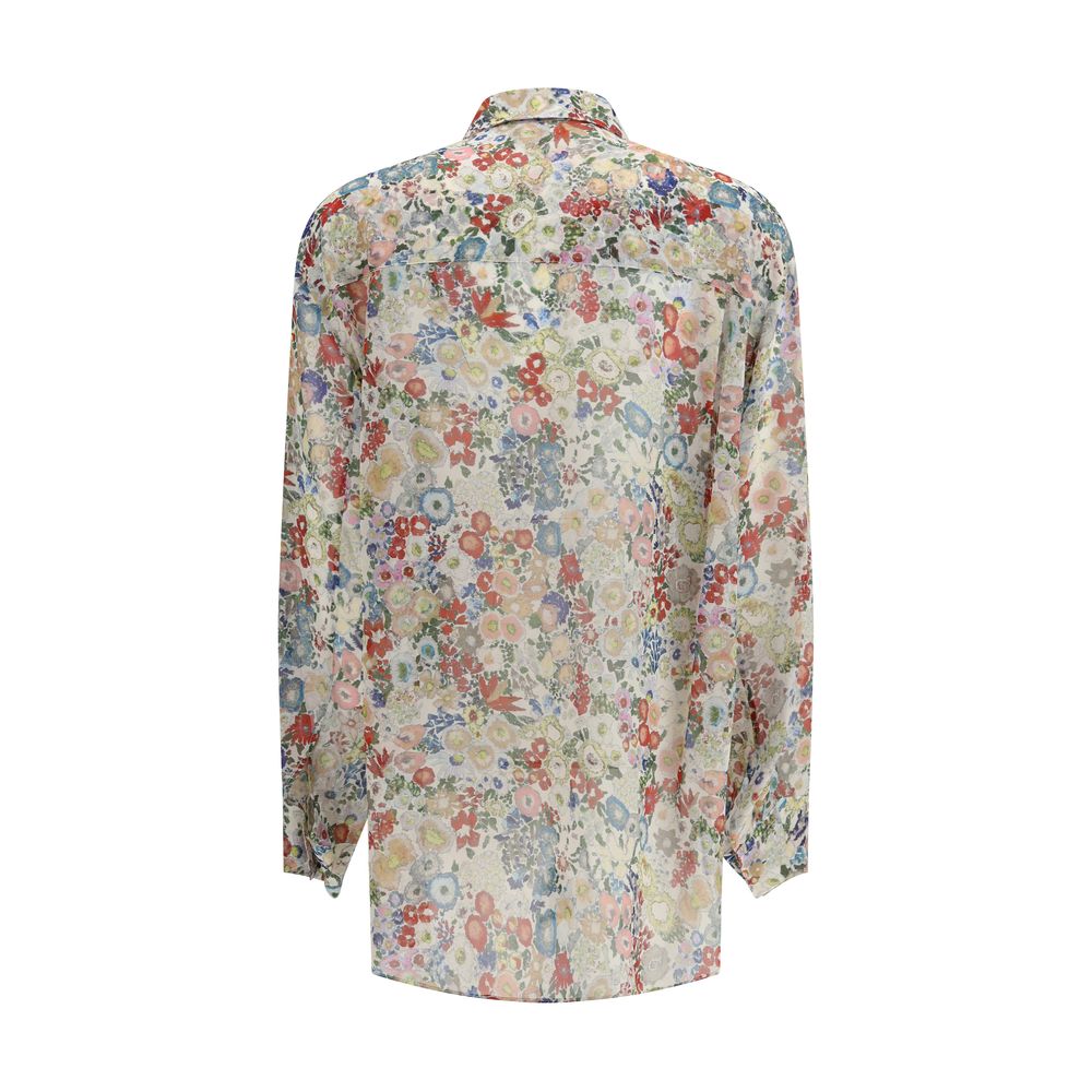 Multicolor Silk Pattern Shirt