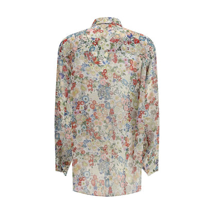 Multicolor Silk Pattern Shirt
