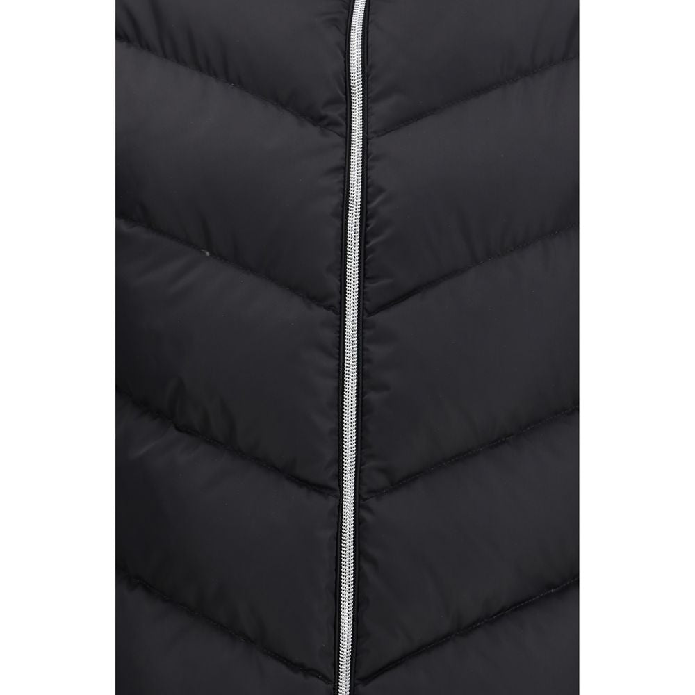 Black Polyester Jackets And Coat