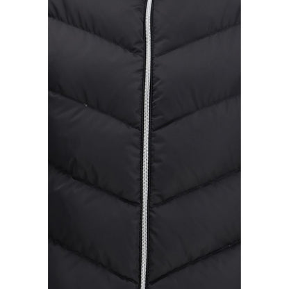 Black Polyester Jackets And Coat