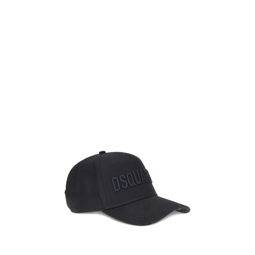 Black Cotton Cap (Baseball Hat)