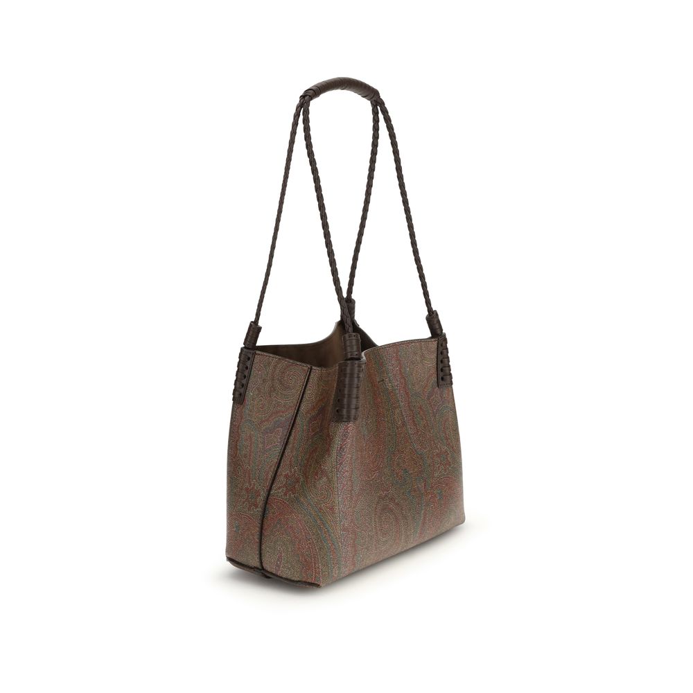 Brown Pvc Shoulder Bag