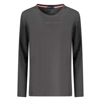 Black Cotton Women T-Shirt