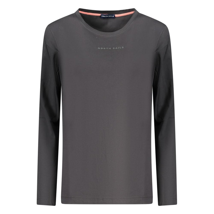 Black Cotton Women T-Shirt