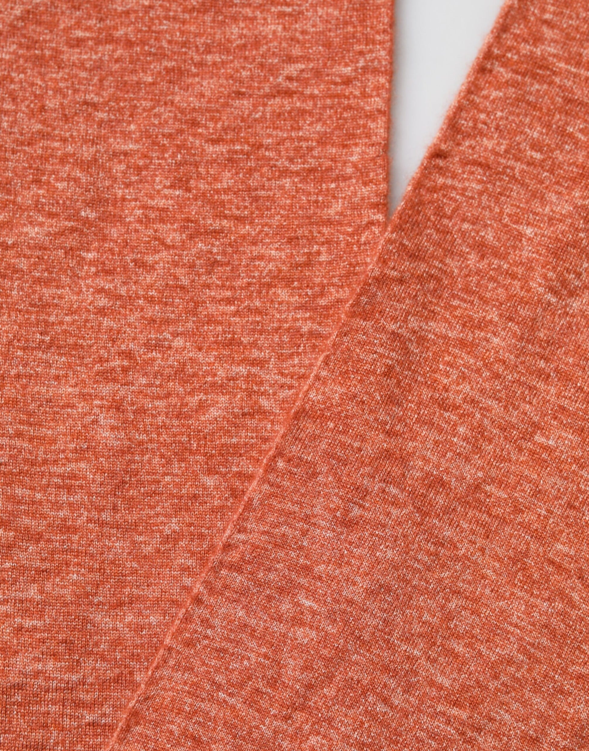 Orange Silk Cashmere Neck Wrap Shawl Scarf