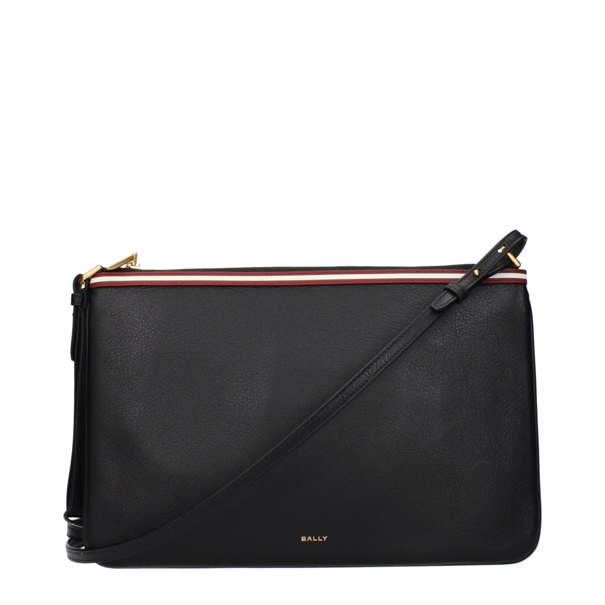 Black Leather Crossbody Bag