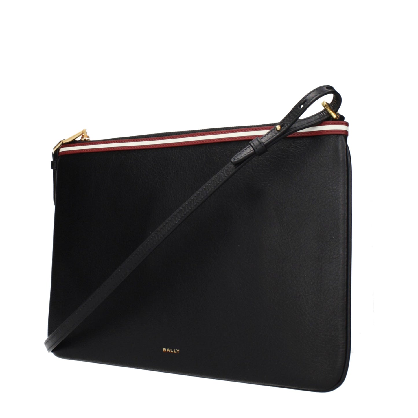 Black Leather Crossbody Bag