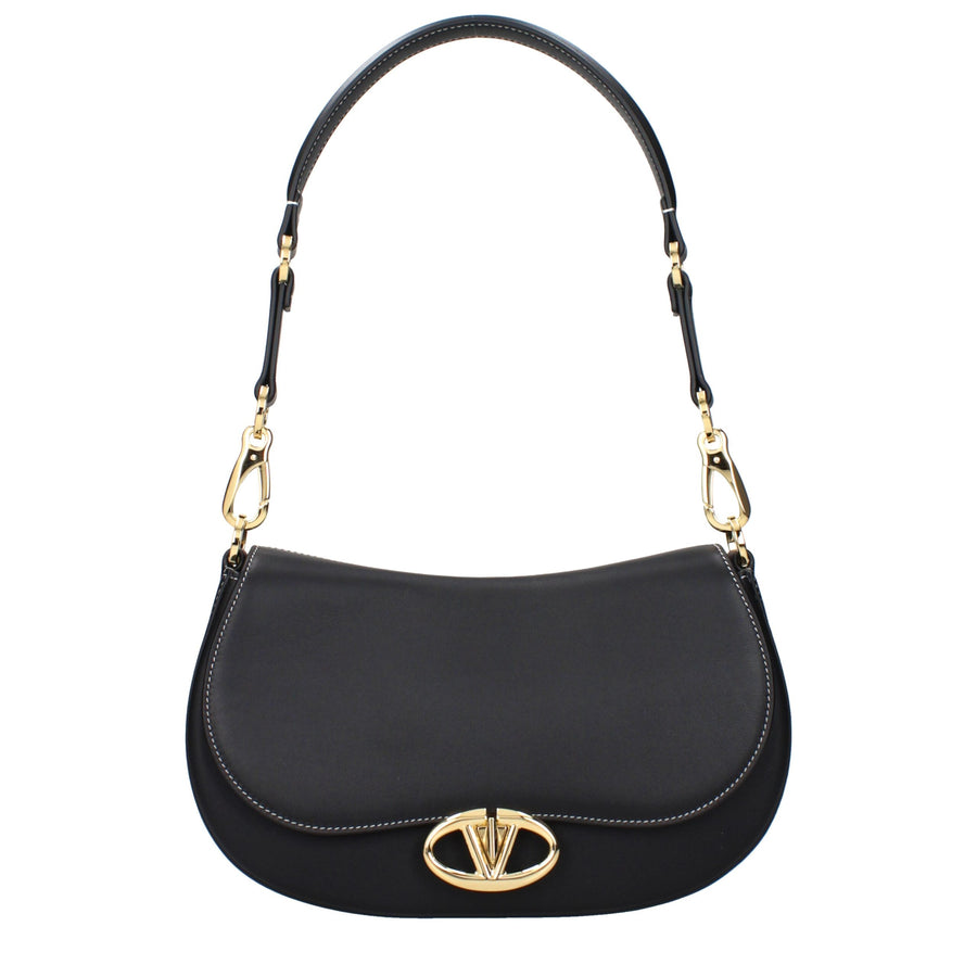 Black Leather Shoulder Bag