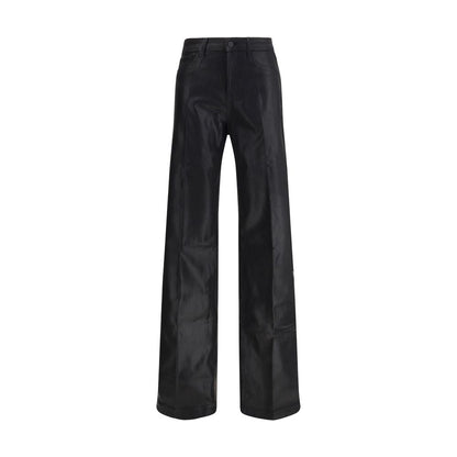 Black Cotton High-Waisted Jean