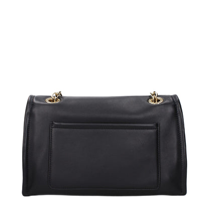 Black Leather Crossbody Bag