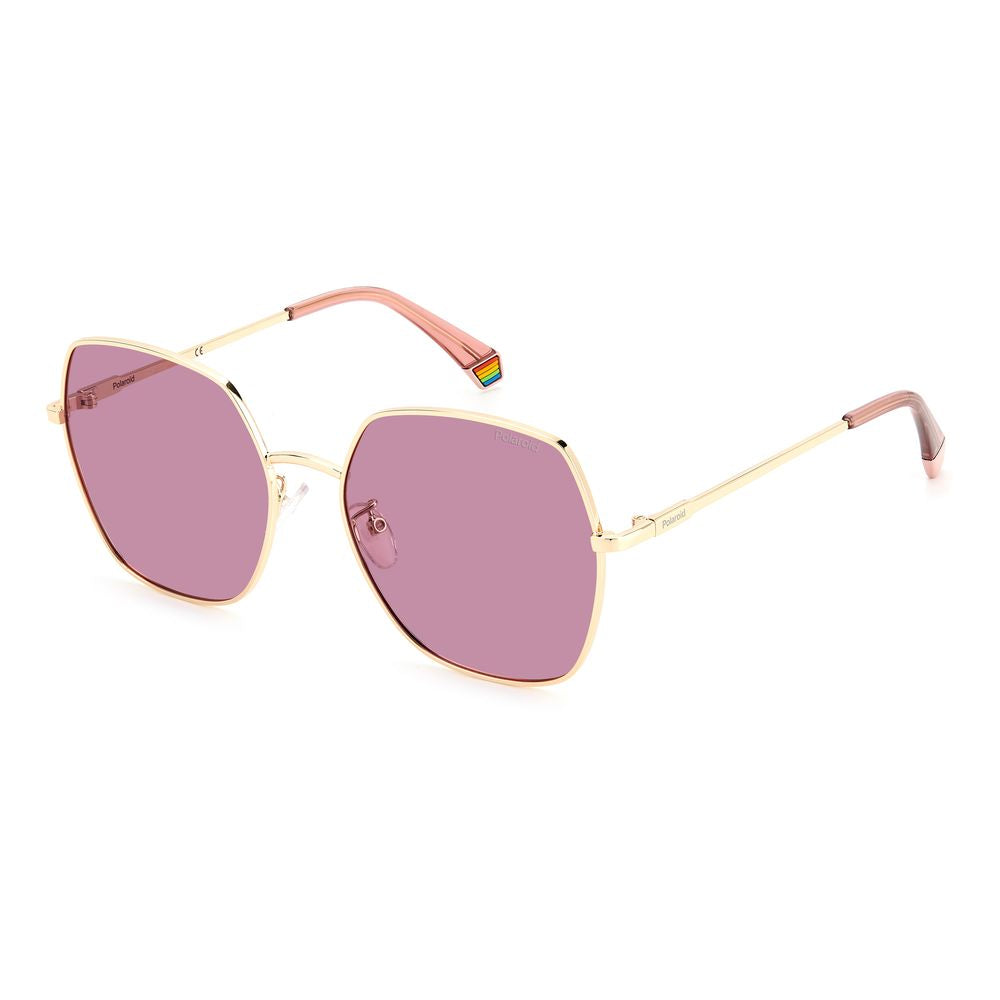 Rose Gold Stainless Steel Sunglasses