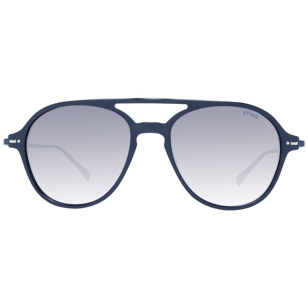 Blue Metal Sunglasses