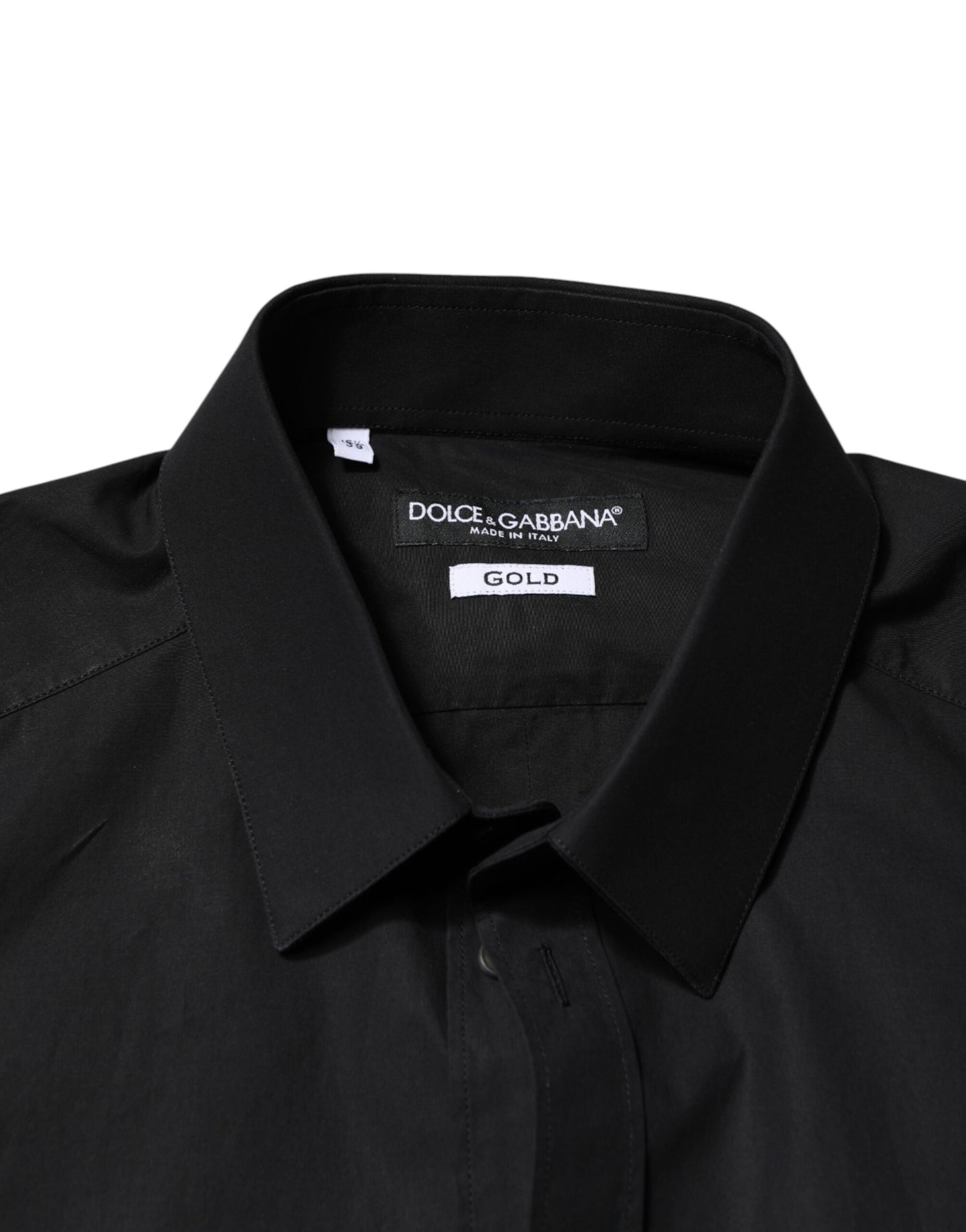 Black GOLD Cotton Men Dress Formal Shirt