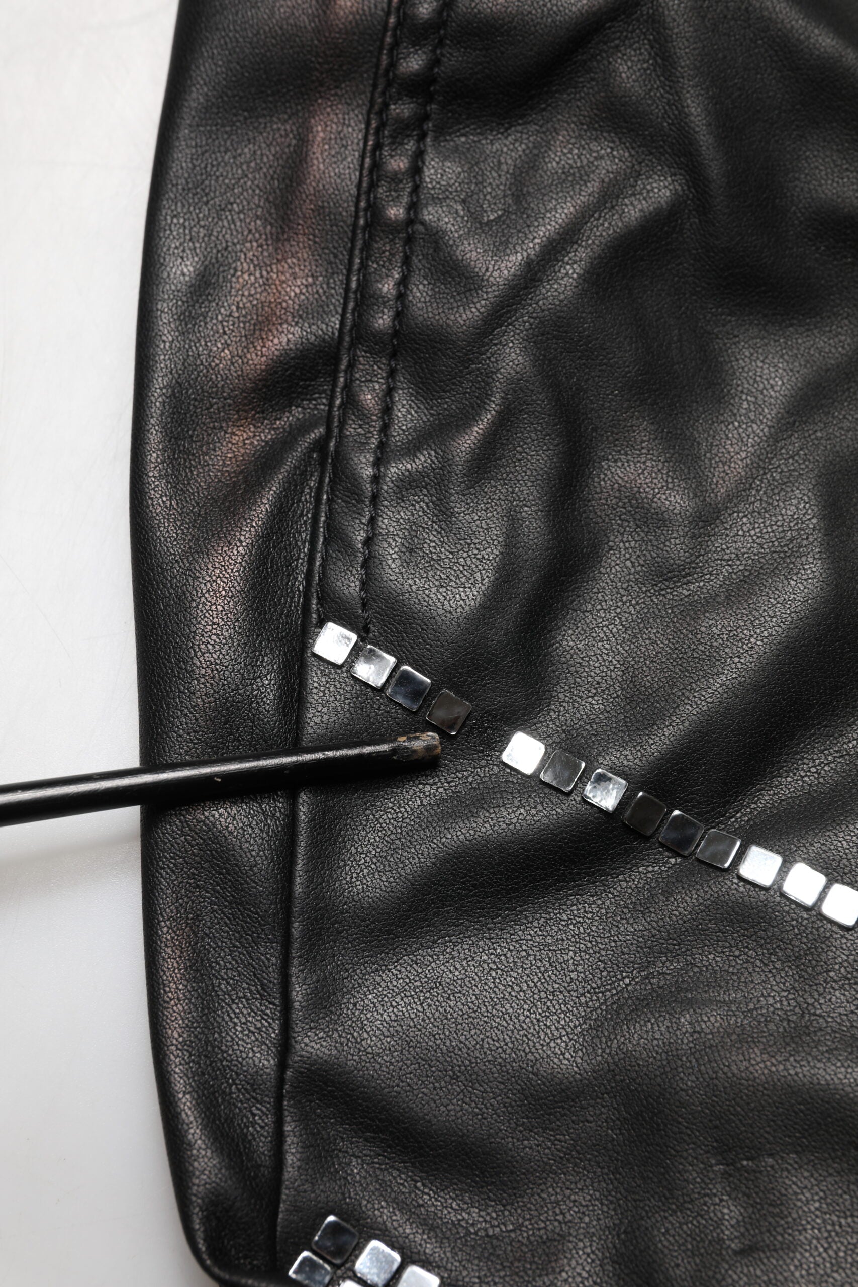 Black Embellished Tapered  Pants