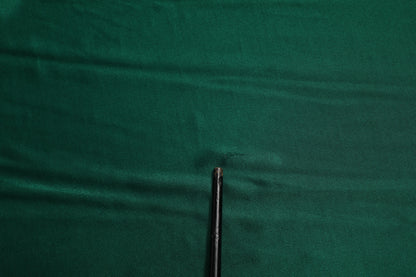 Dark Green High Waist Midi Skirt Pencil Cut Pleated