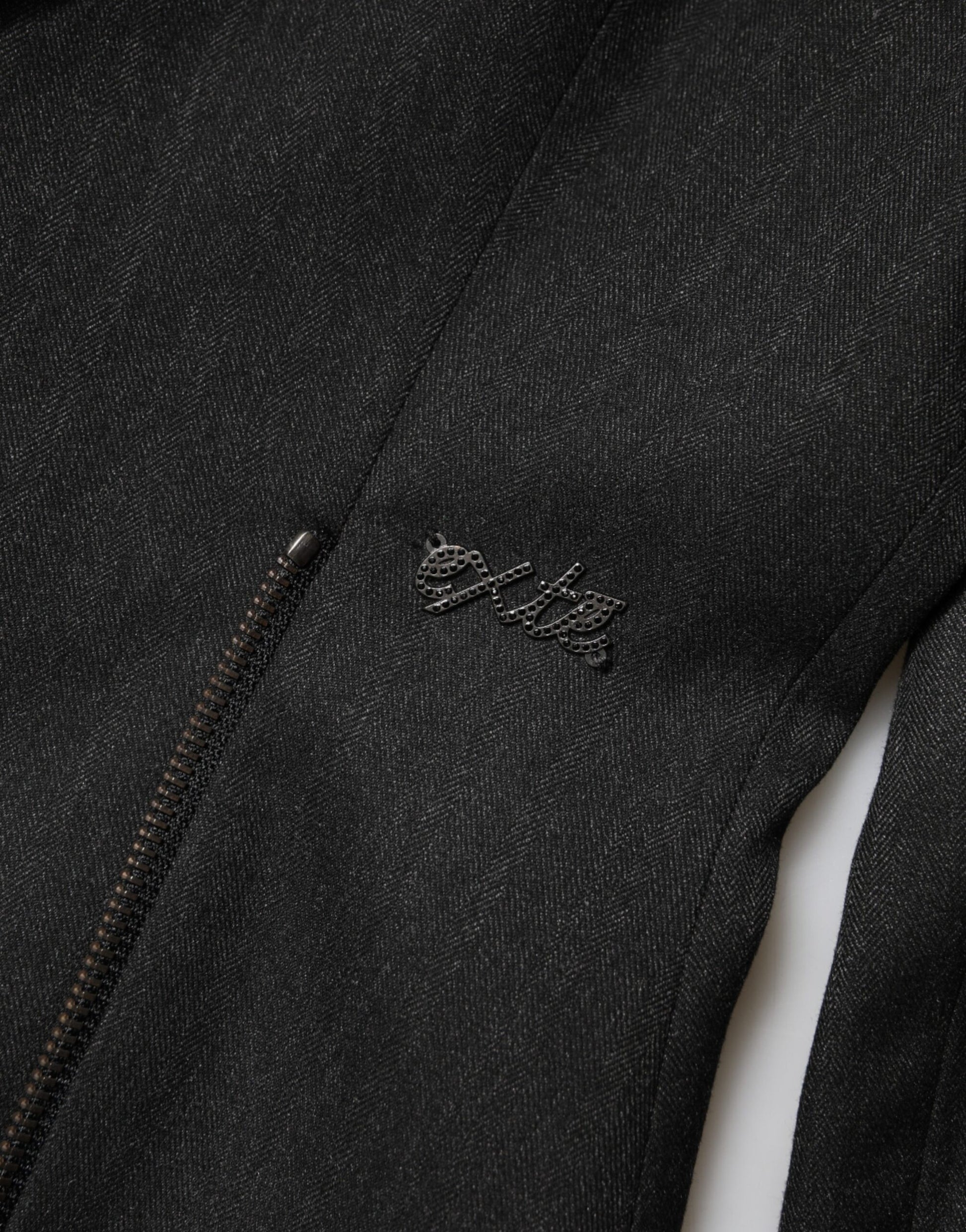 Black Double Breasted Pants Blazer Jacket 2 Piece Suit