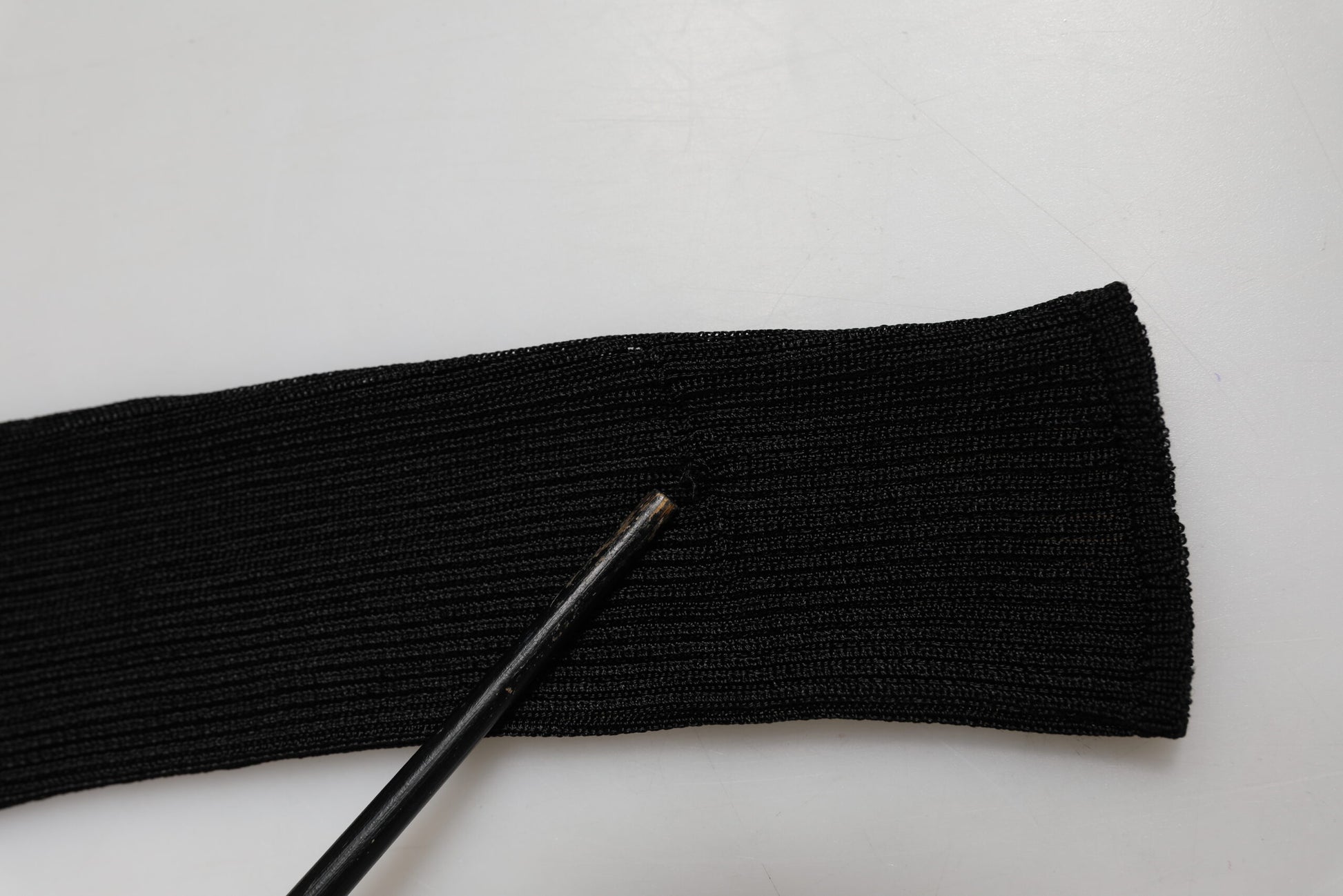 Black Viscose Turtle Neck Pullover Top