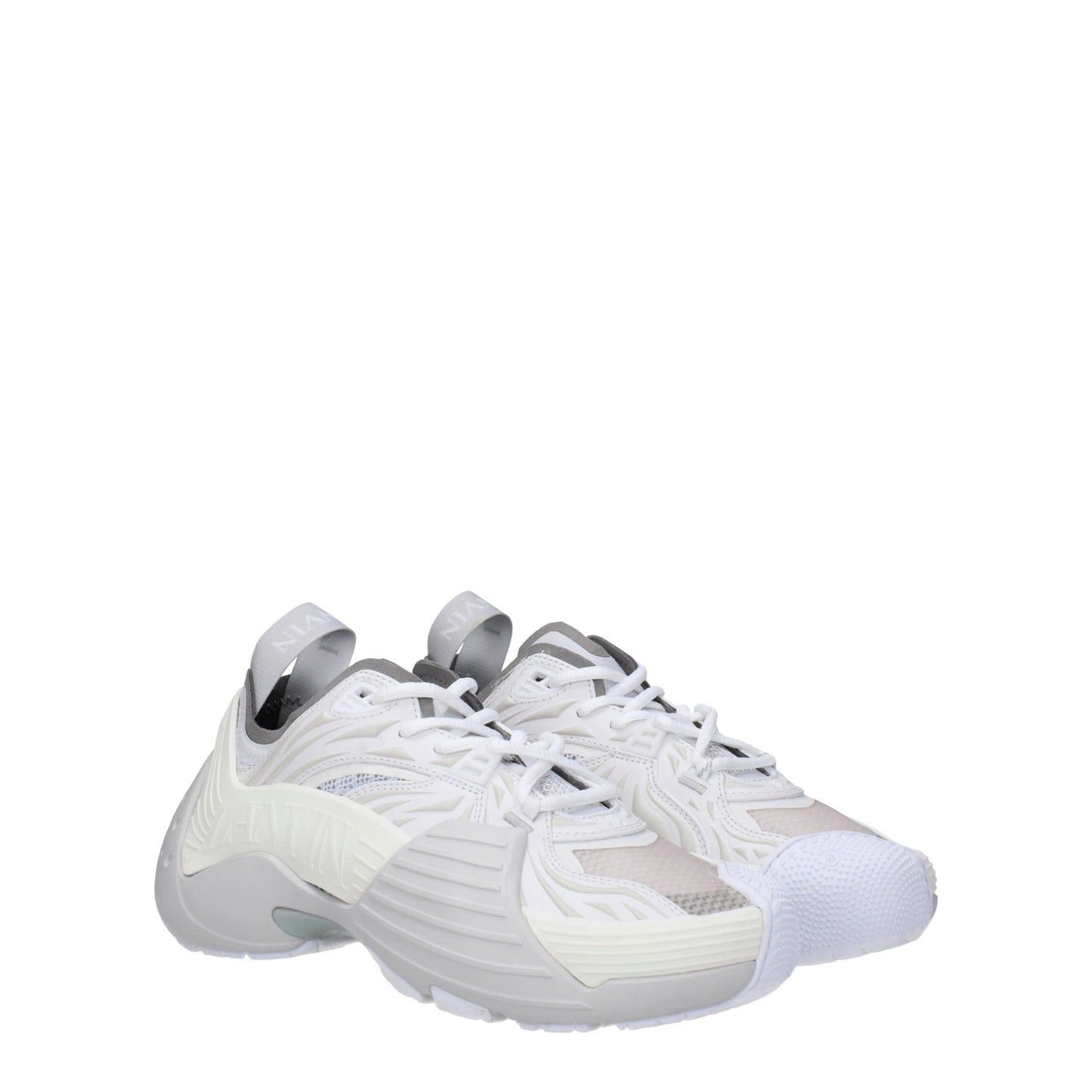 White Leather Athletic Sneakers
