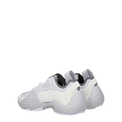 White Leather Athletic Sneakers