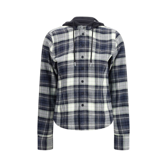 Blue Cotton Pattern Shirt