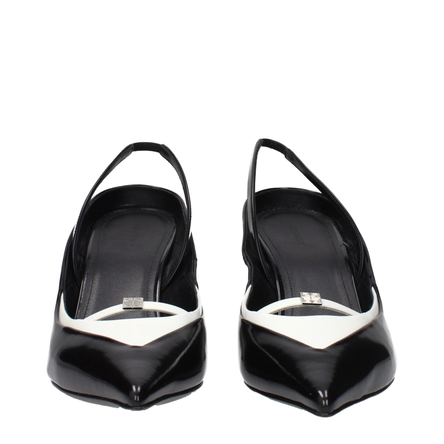 Black Leather Wedge Sandals