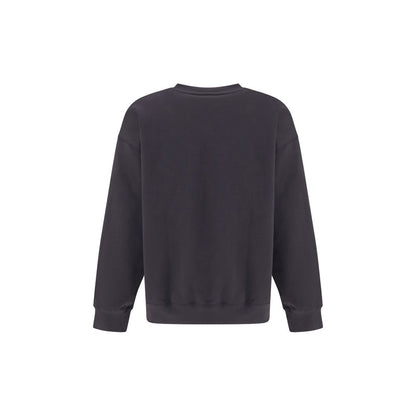 Black Cotton Sweatshirt