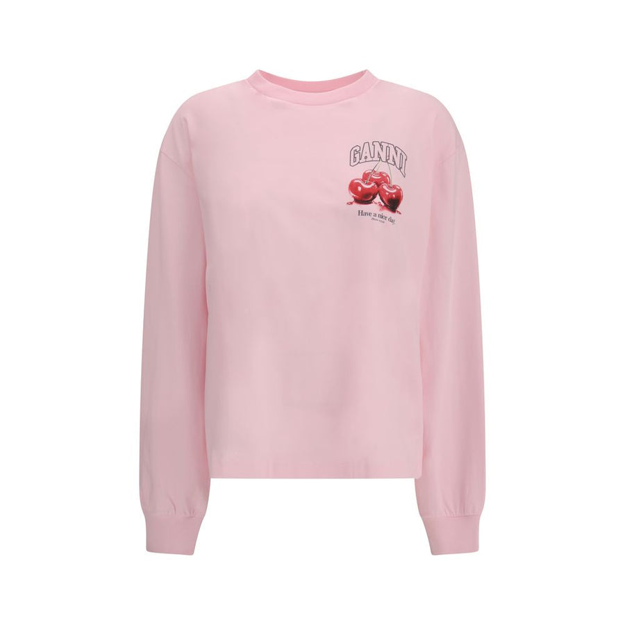 Multicolor Cotton Long Sleeve T-Shirt