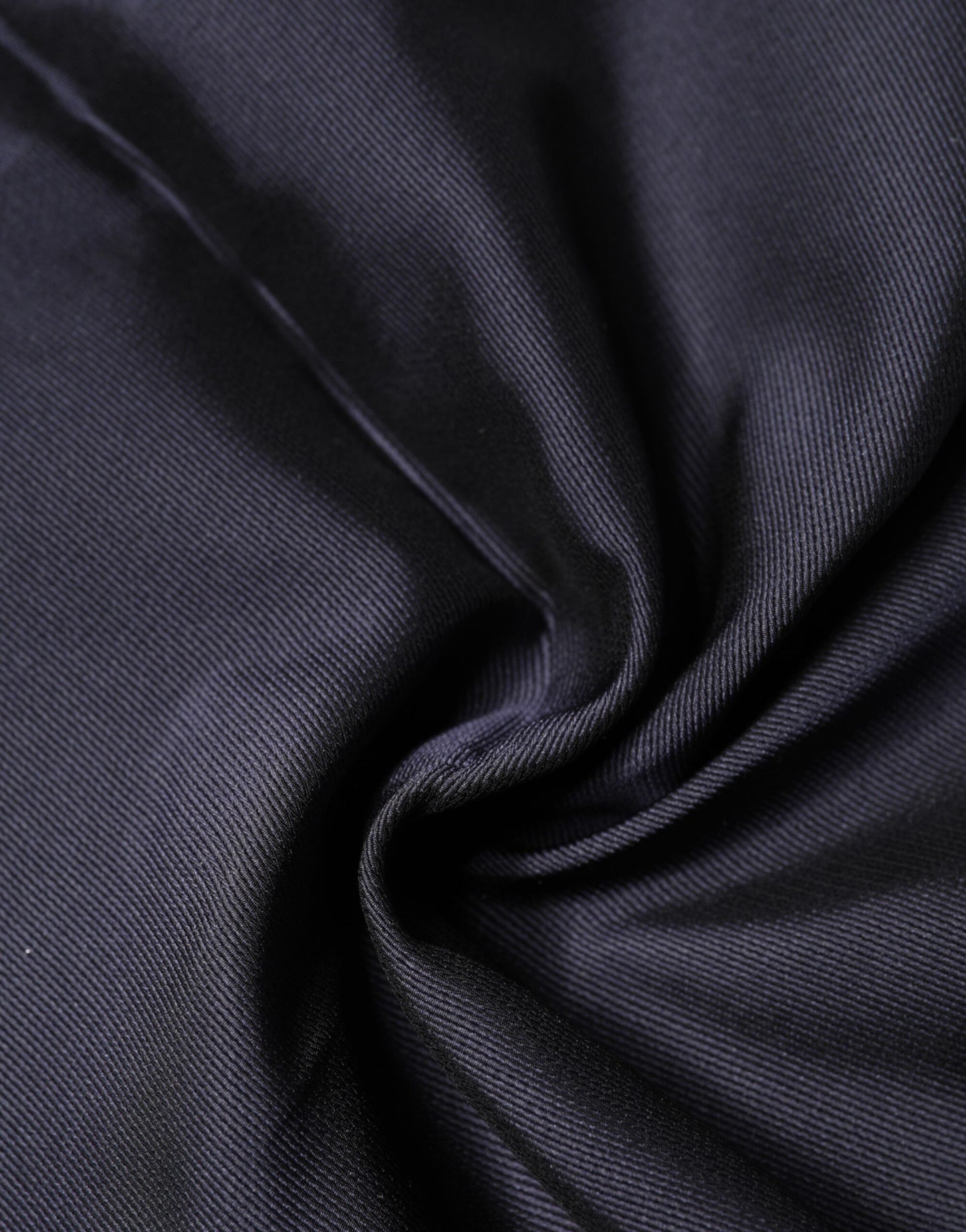 Blue Logo Silk Men Square Handkerchief Scarf