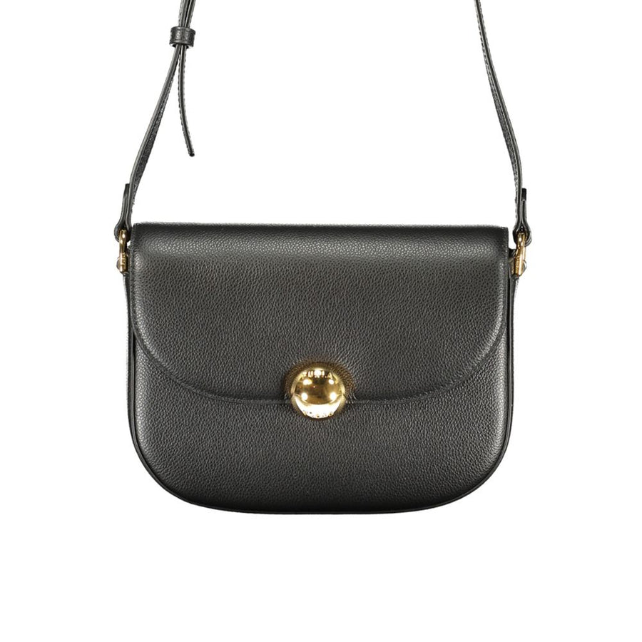 Black Leather Women Crossbody