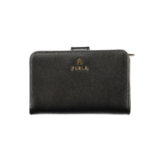 Black Leather Women Wallet