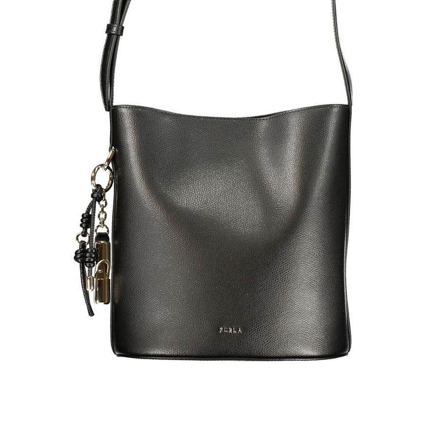 Black Leather Women Handbag
