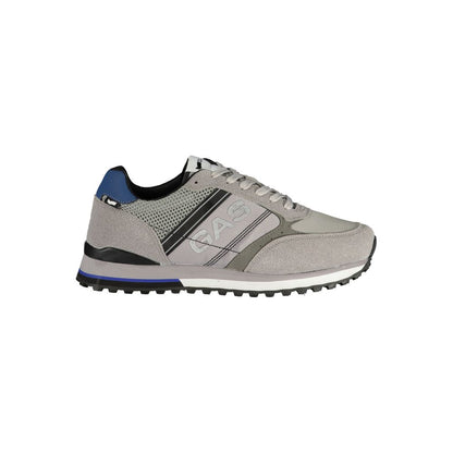 Gray Polyurethane Men Sneaker