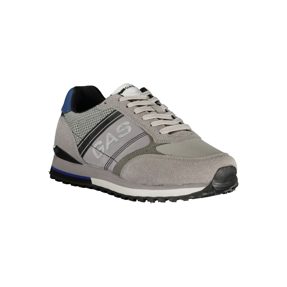 Gray Polyurethane Men Sneaker