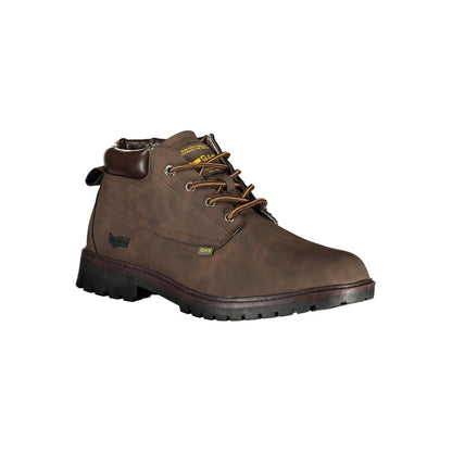 Marrone Poliuretano Men Ankle Boot