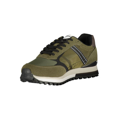 Verde Poliestere Men Sneaker