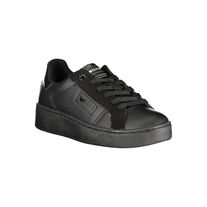 Nero Polyurethane Women Sneaker