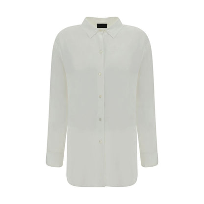 White Acetate Dress Shirt