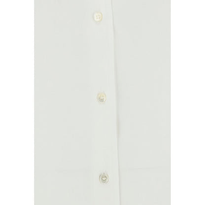White Acetate Dress Shirt