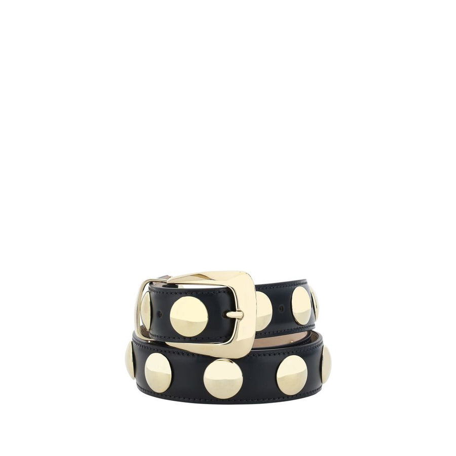 Black Calf Leather Bos Taurus Belt