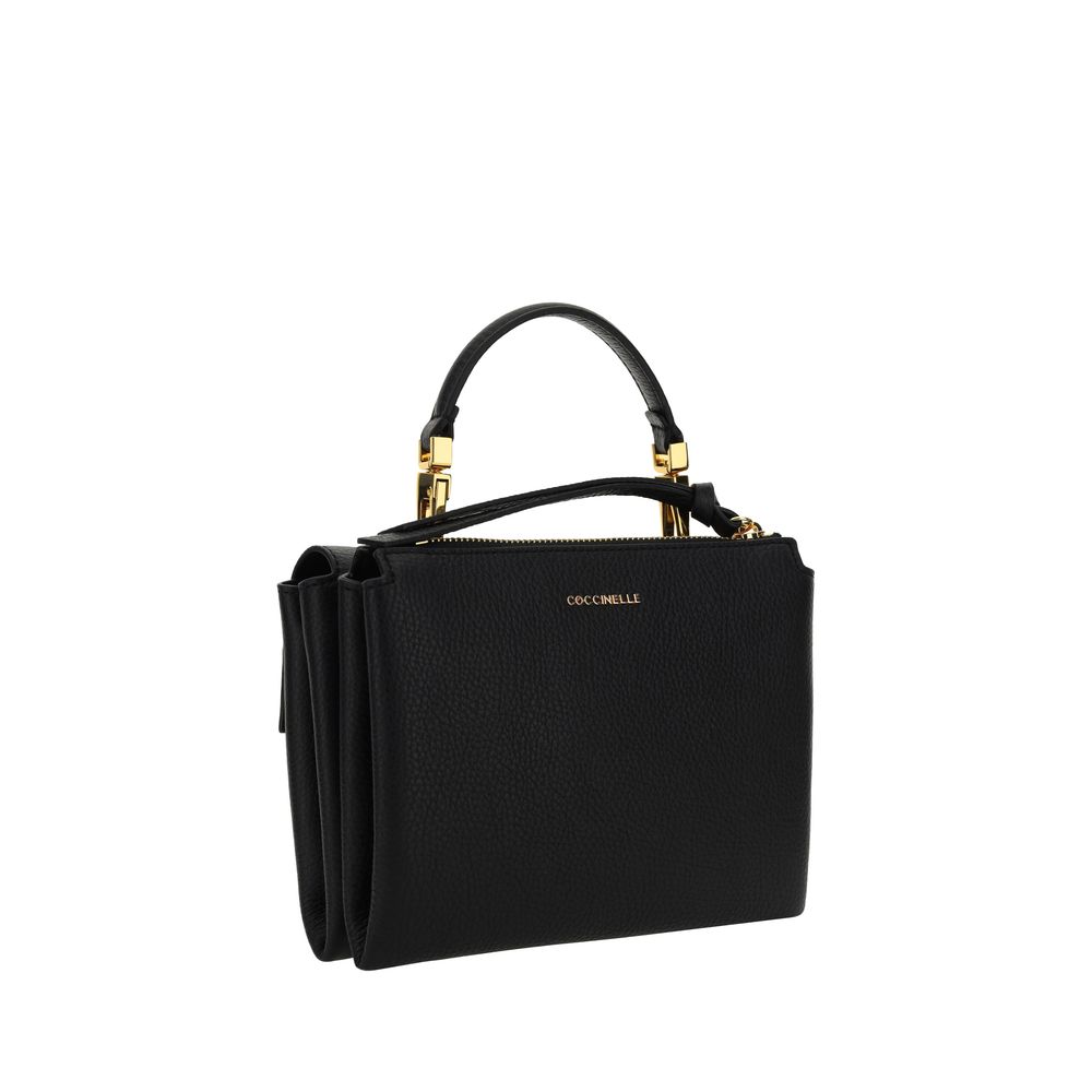 Black Calf Leather Bos Taurus Handbag