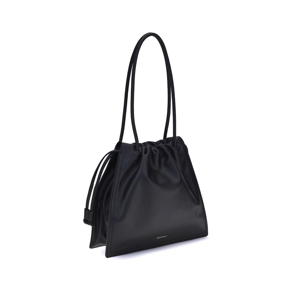 Black Calf Leather Bos Taurus Handbag