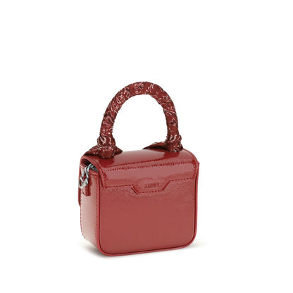 Red Calf Leather Bos Taurus Handbag