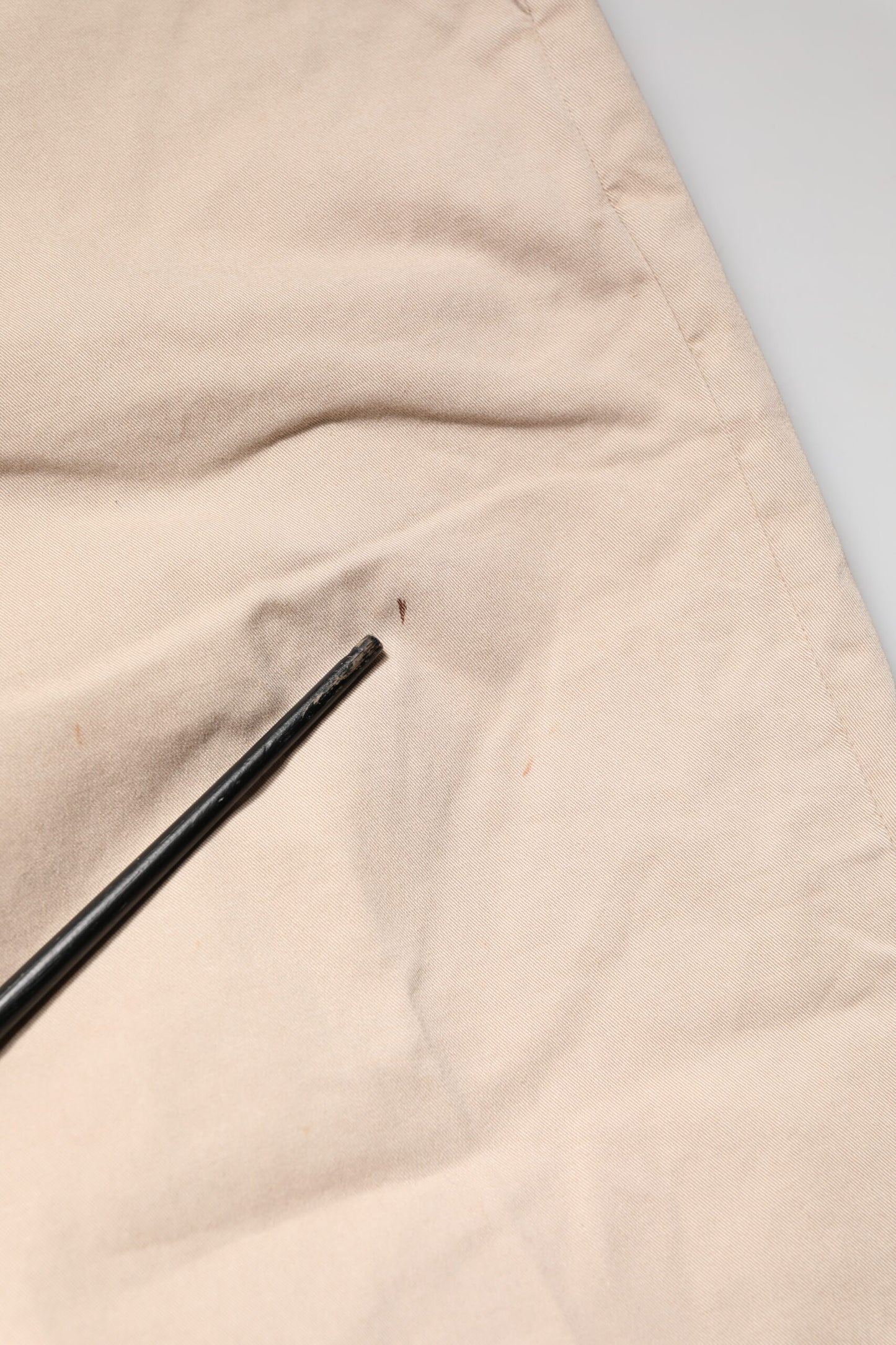 Beige Straight Mid Waist Chino Trouser Casual Pants