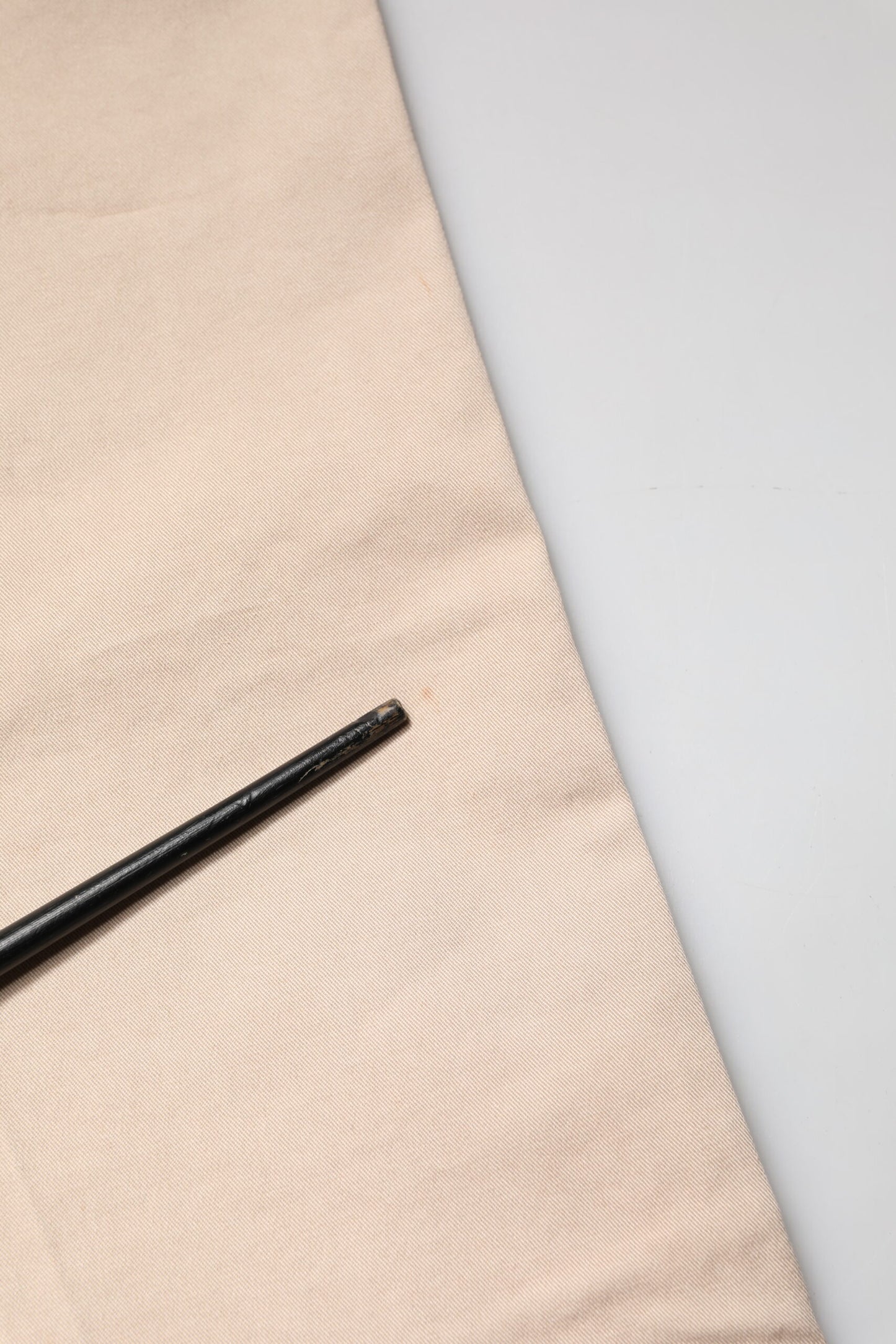 Beige Straight Mid Waist Chino Trouser Casual Pants