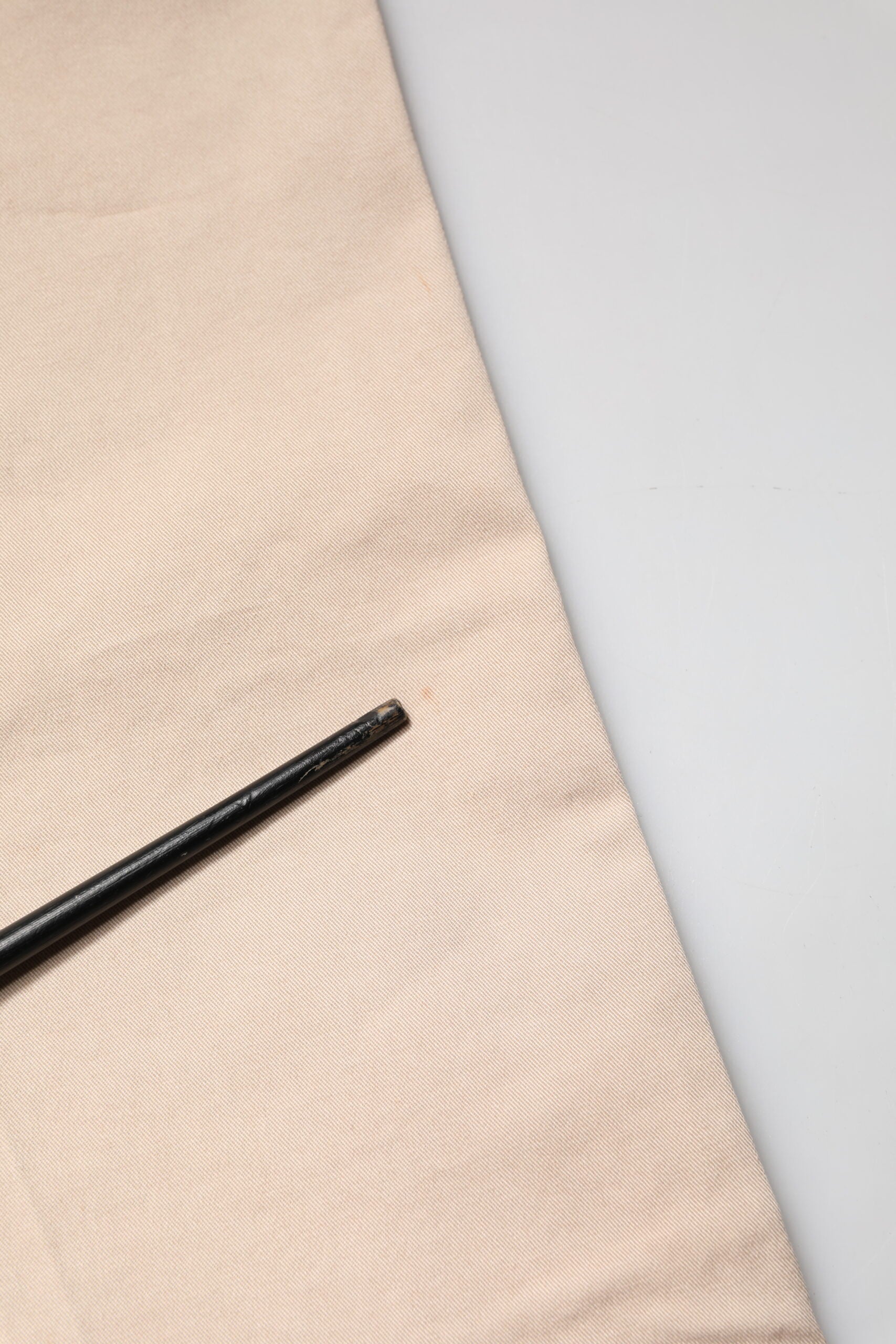 Beige Straight Mid Waist Chino Trouser Casual Pants