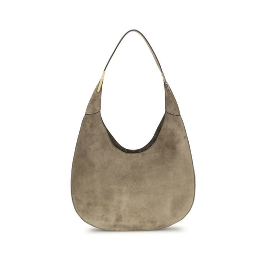 Beige Calf Leather Bos Taurus Shoulder Bag