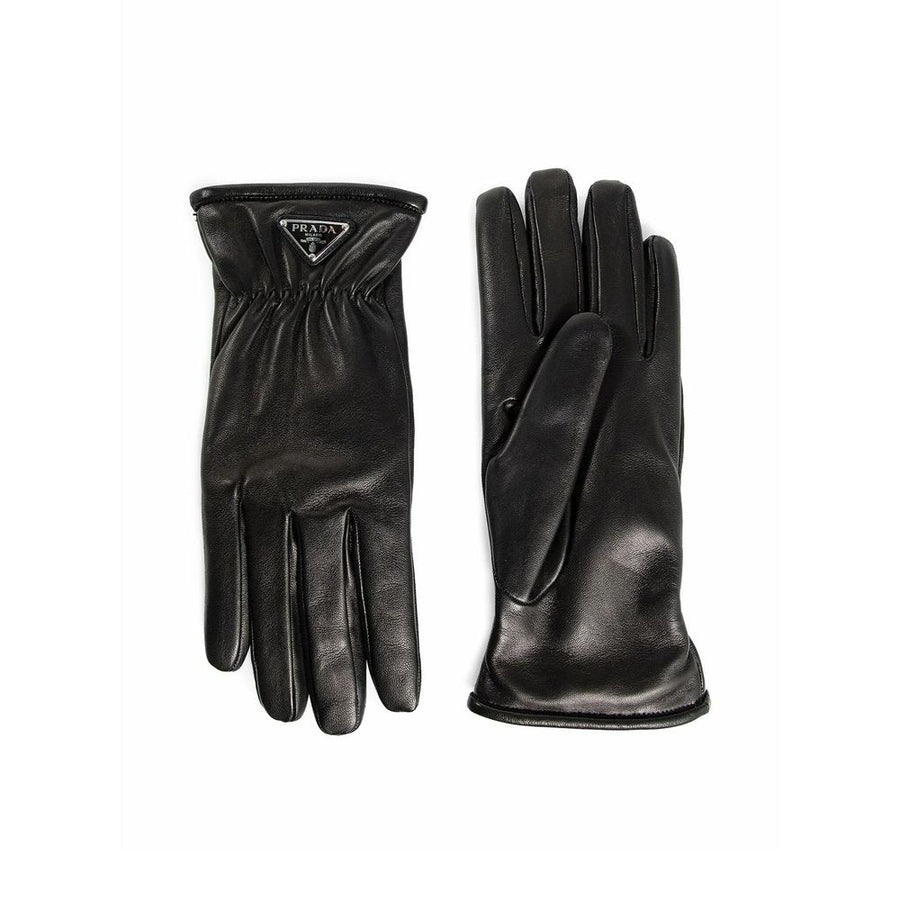 Black Lamb Leather Gloves