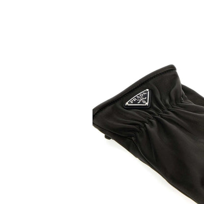 Black Lamb Leather Gloves