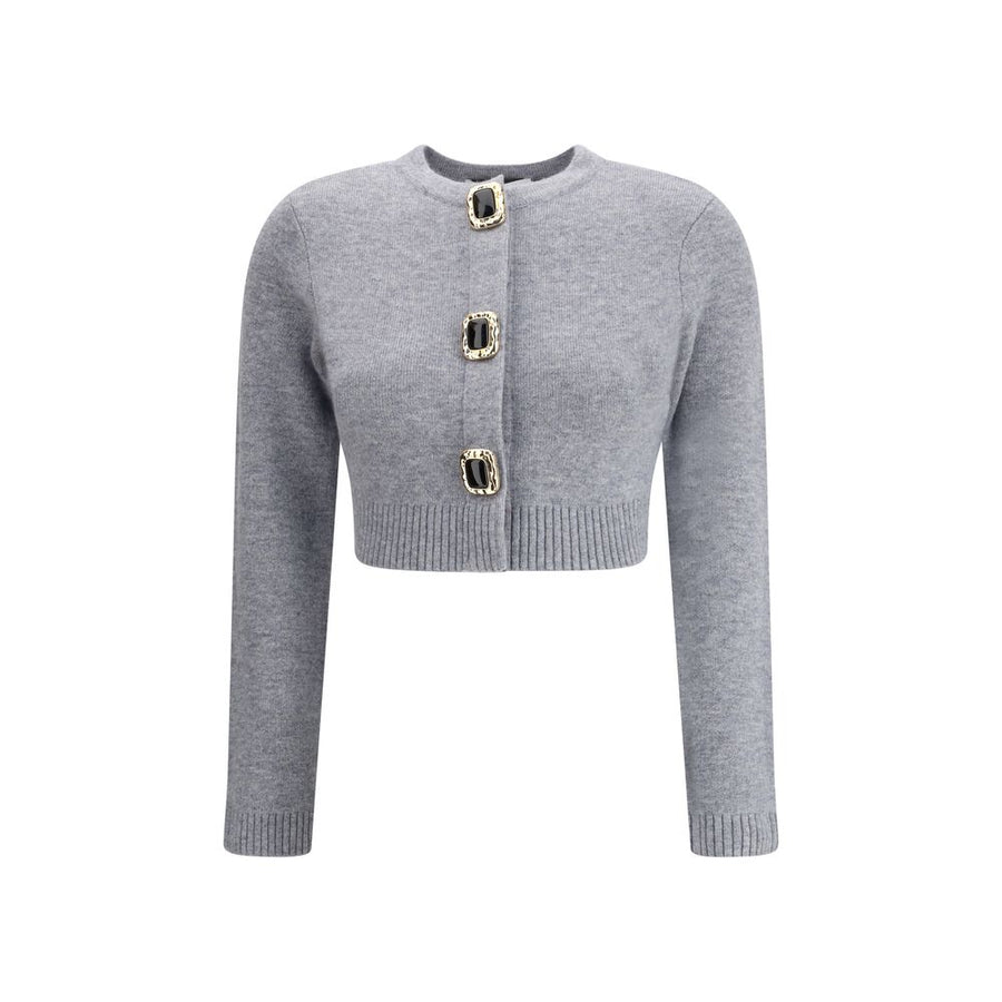 Gray Wool Cardigan